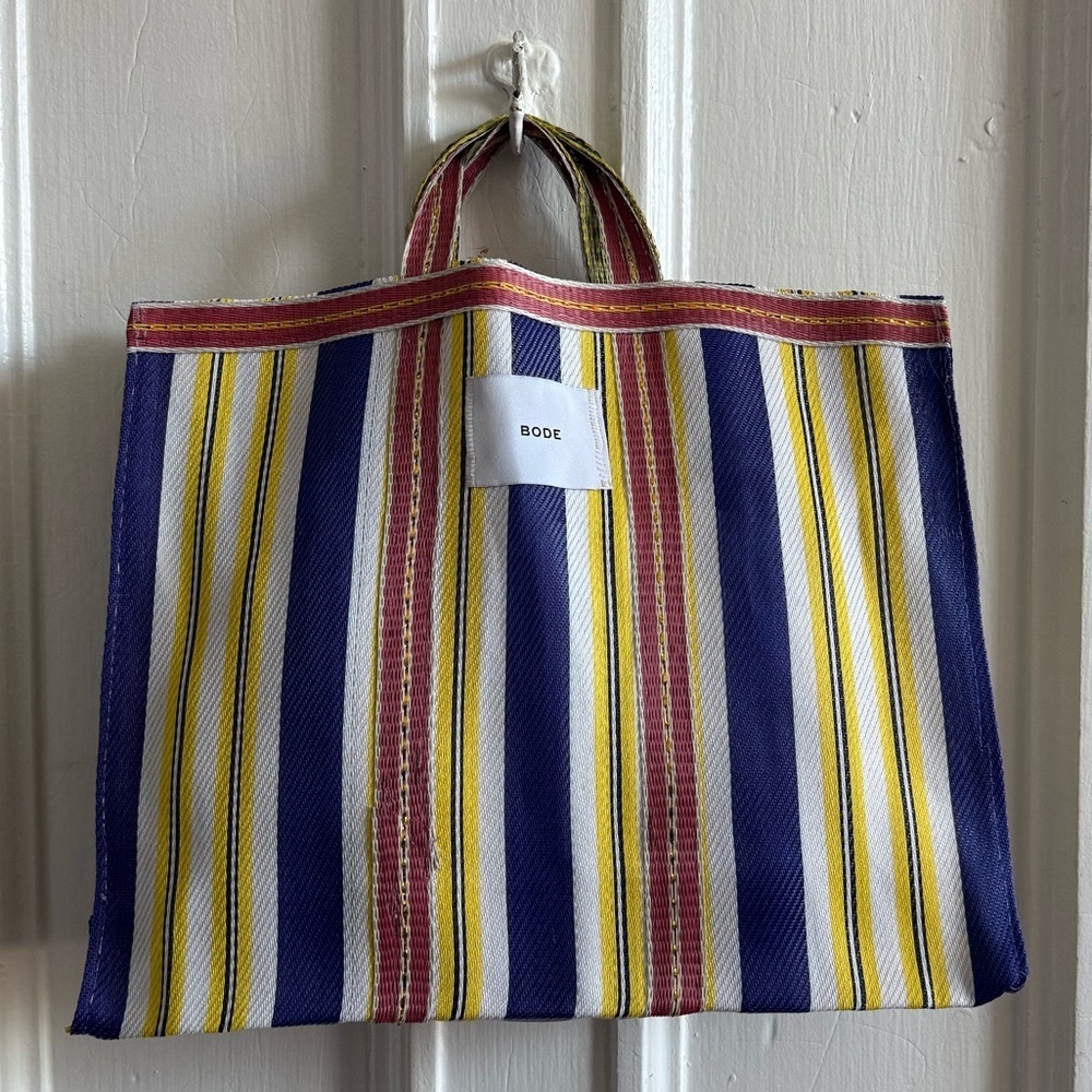 Bode Striped Tote Bag